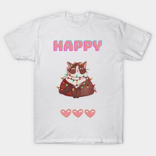 Happy cute cat T-Shirt